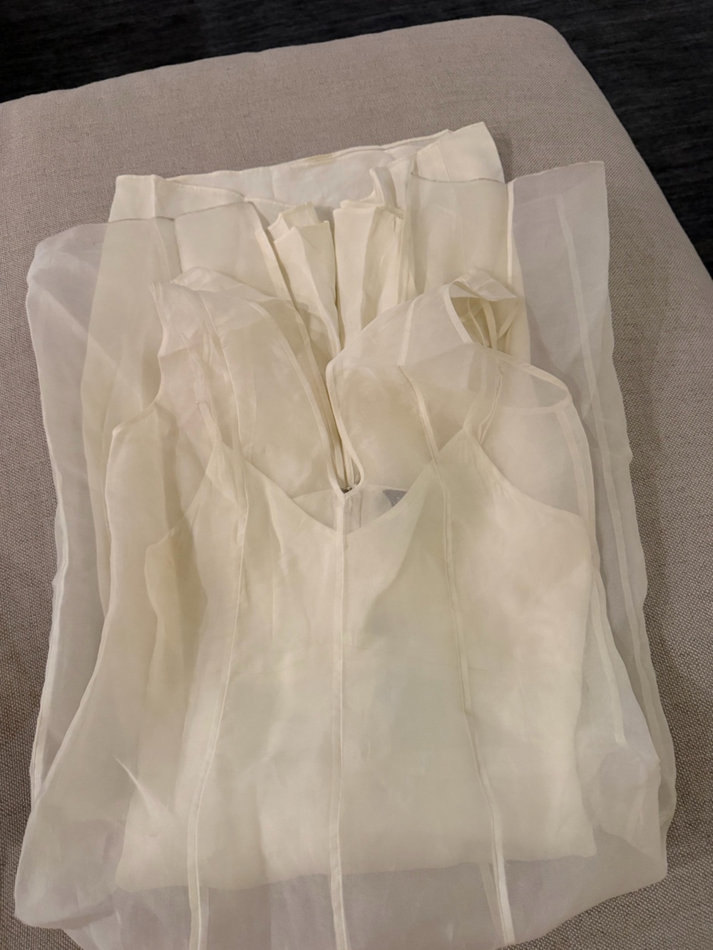 J CREW SIZE 0 Collection layered organza shift dress CN863 - Picture 5 of 7